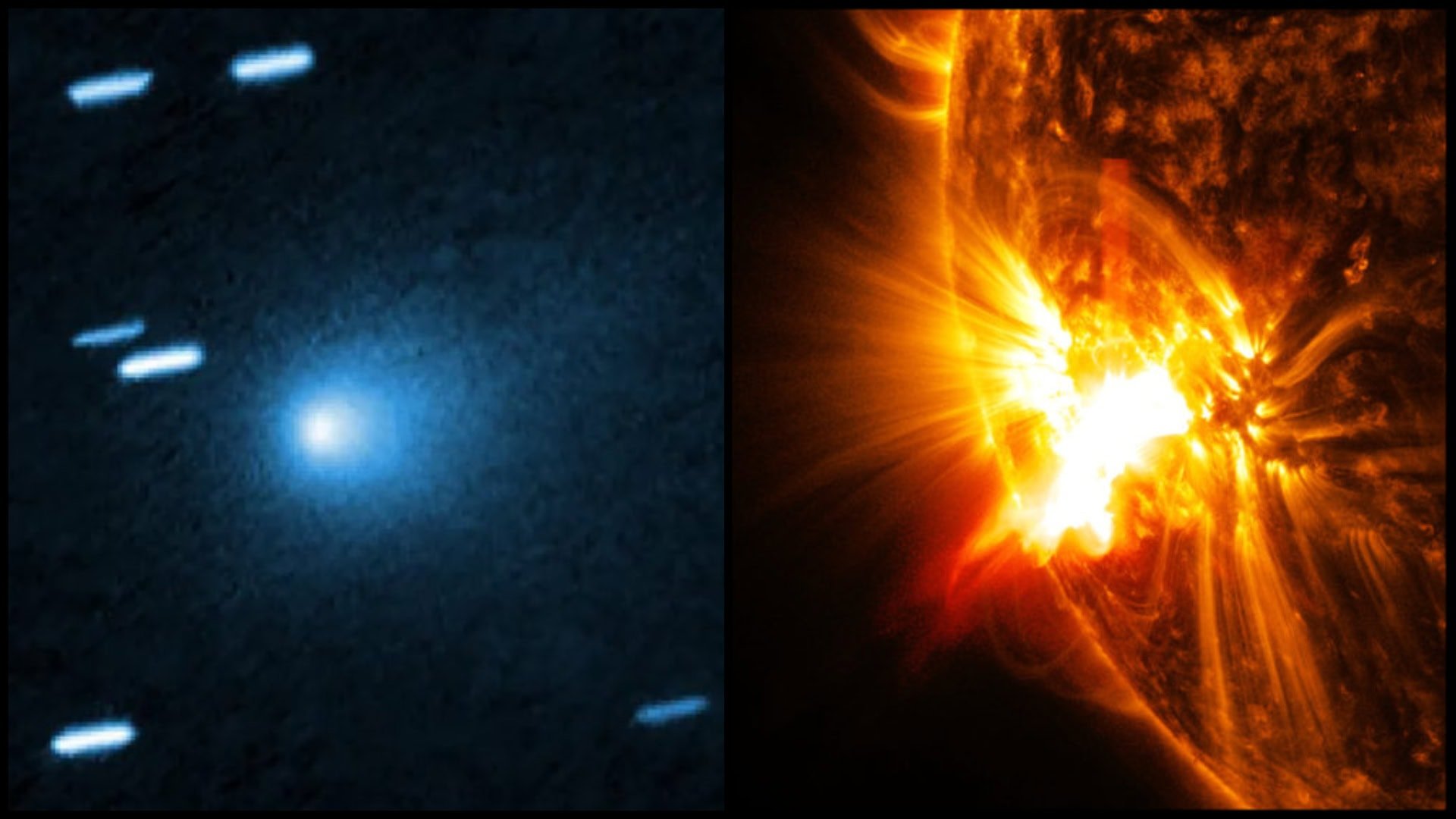 záhadný objekt zasiahlo Slnko