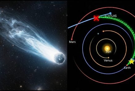 záhadná kométa ATLAS zmenila smer