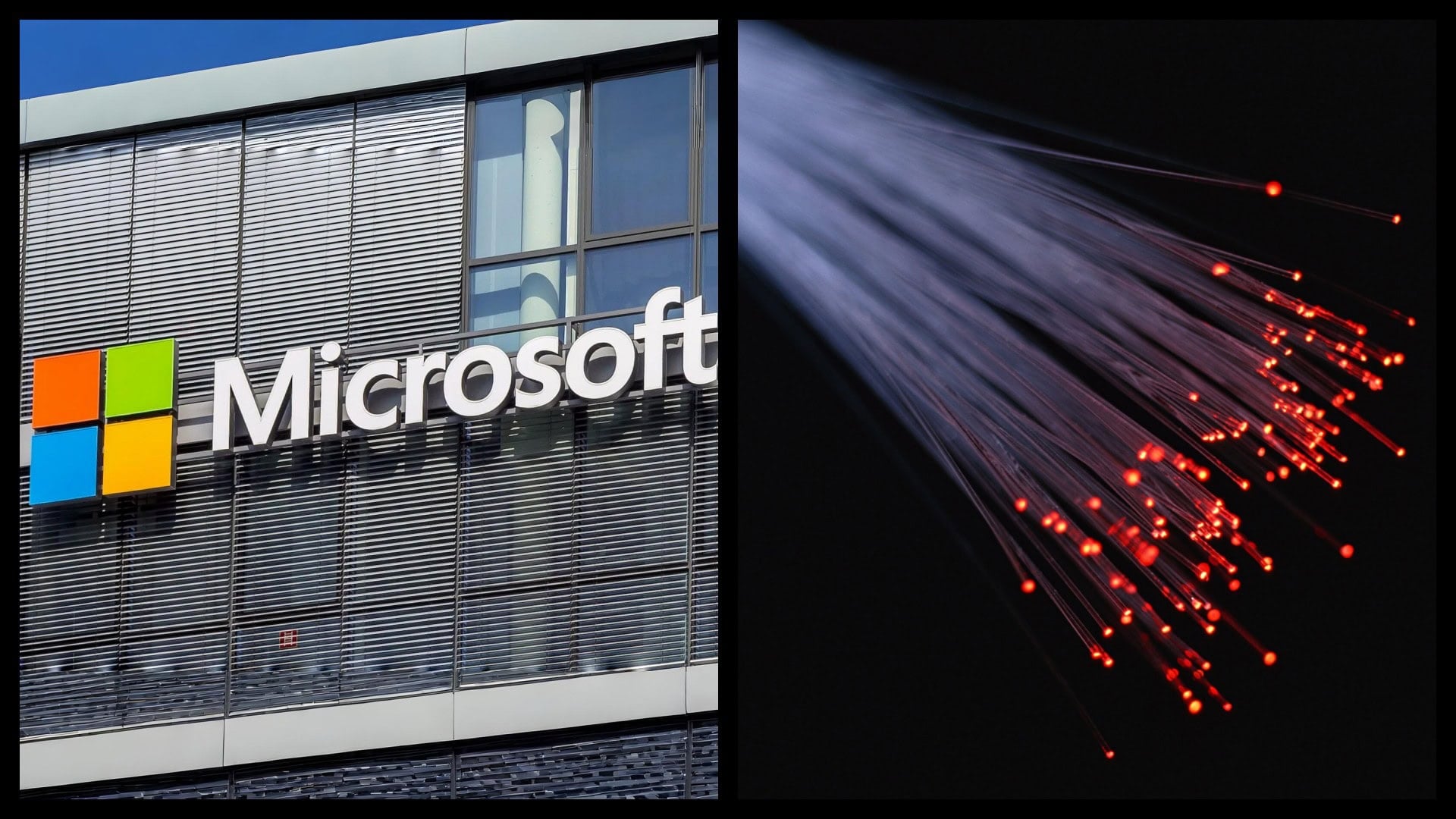 dute opticke vlakna Microsoft