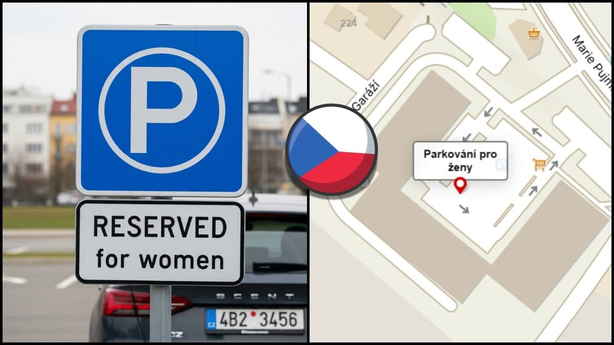 vyhradené parkovanie pre ženy