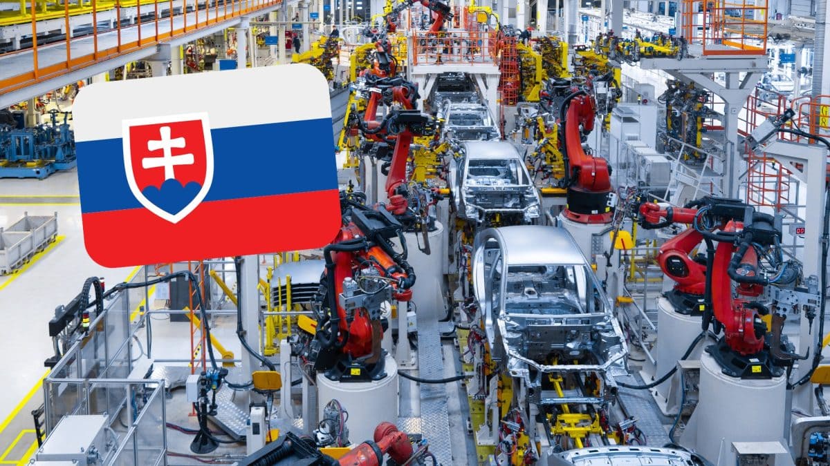slovensko a montážna linka áut