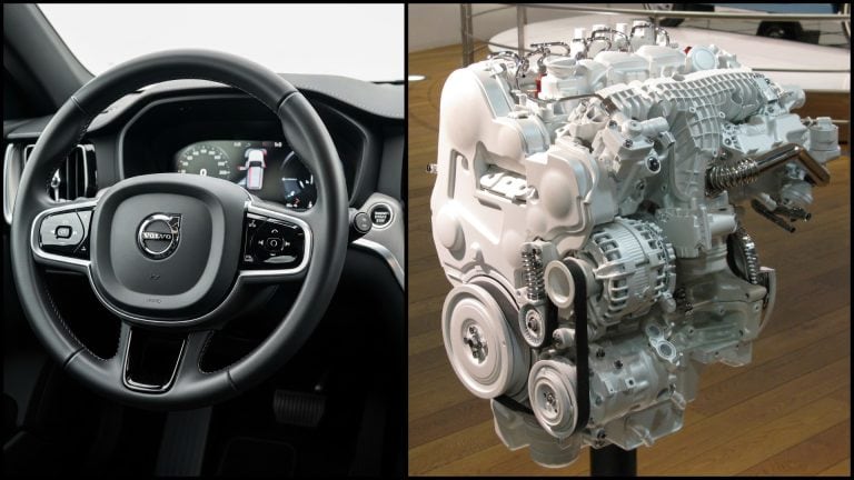 volvo volant a motor