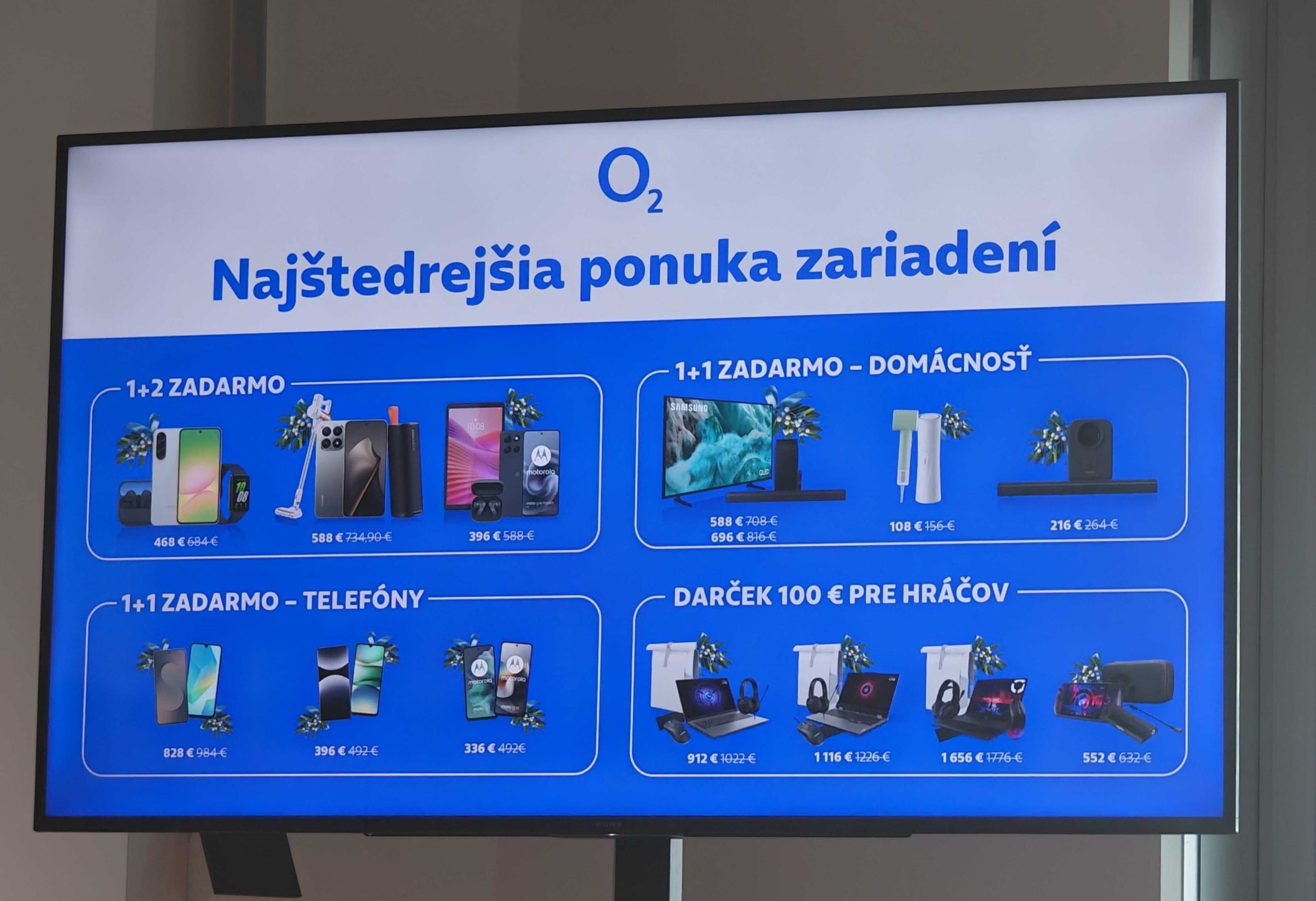 vianočná ponuka O2 operátor