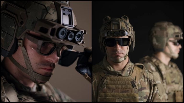 USA testuje sci-fi helmu pre vojakov