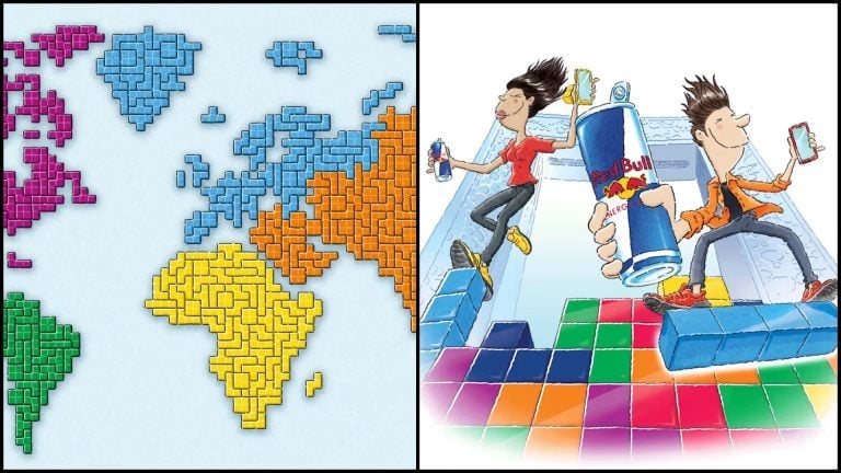 Red Bull tetris
