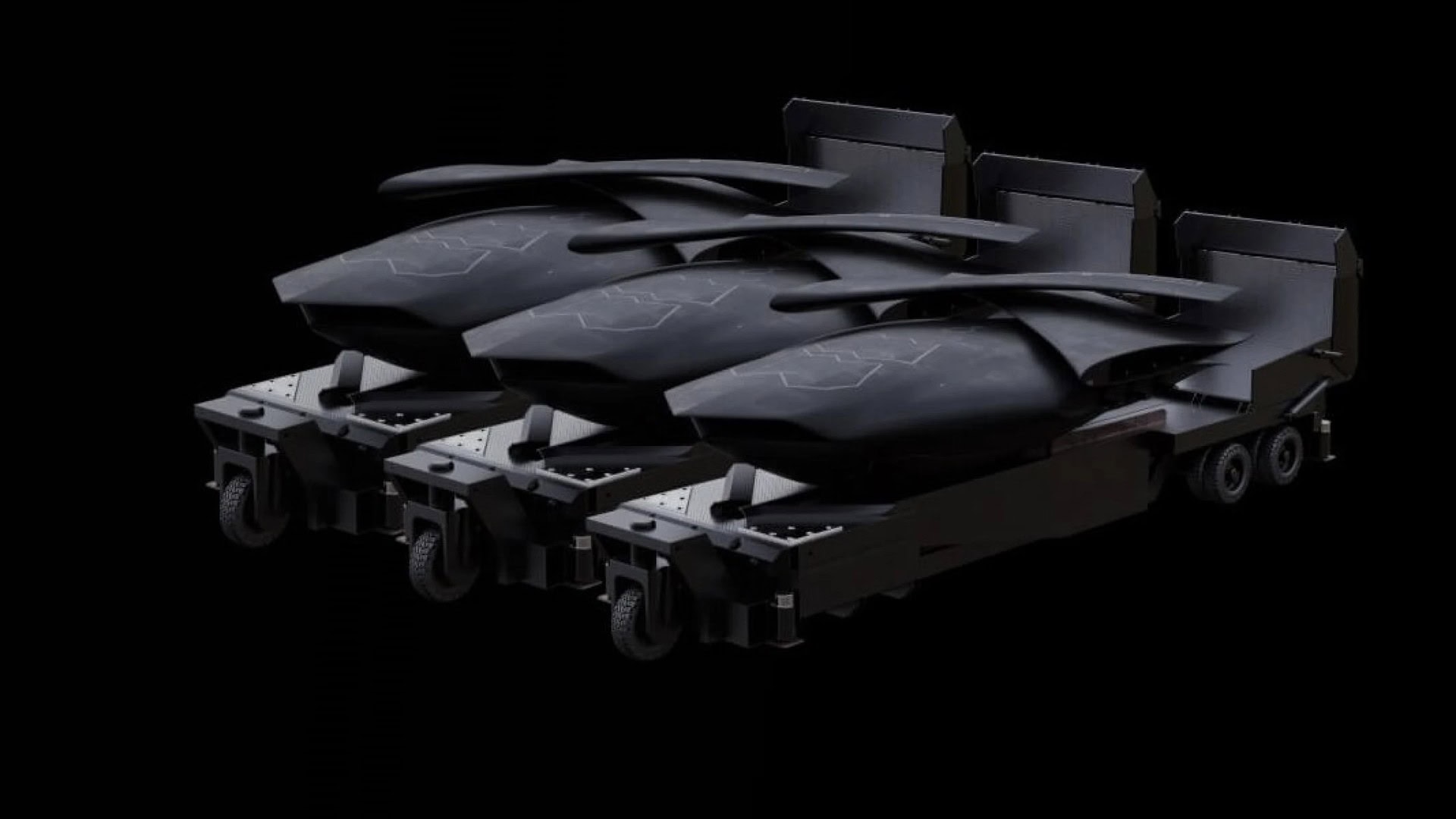 Shield AI X-Bat dron zložený