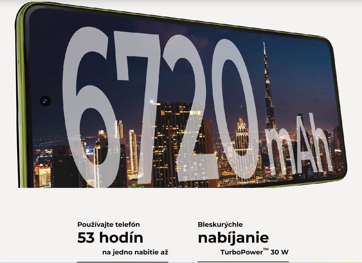 Motorola G68 batéria