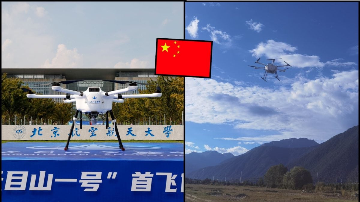 Batéria sa mu nevyrovná. Číňania vložili do dronu unikátny pohon a preleteli obrovskú diaľku vodíkový dron