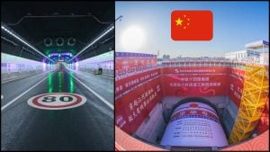 čínsky vrták tunela