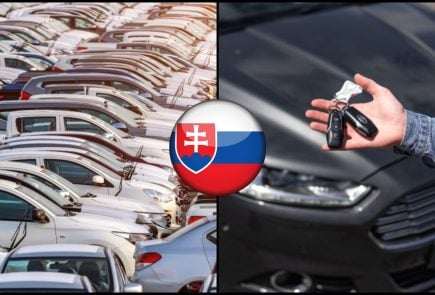 Jazdené autá na Slovensku