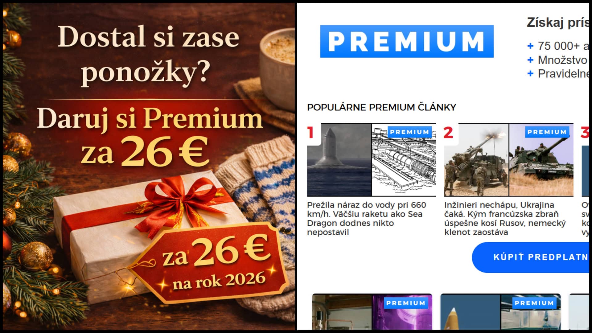 Premium Kampaň Vianoce 2025