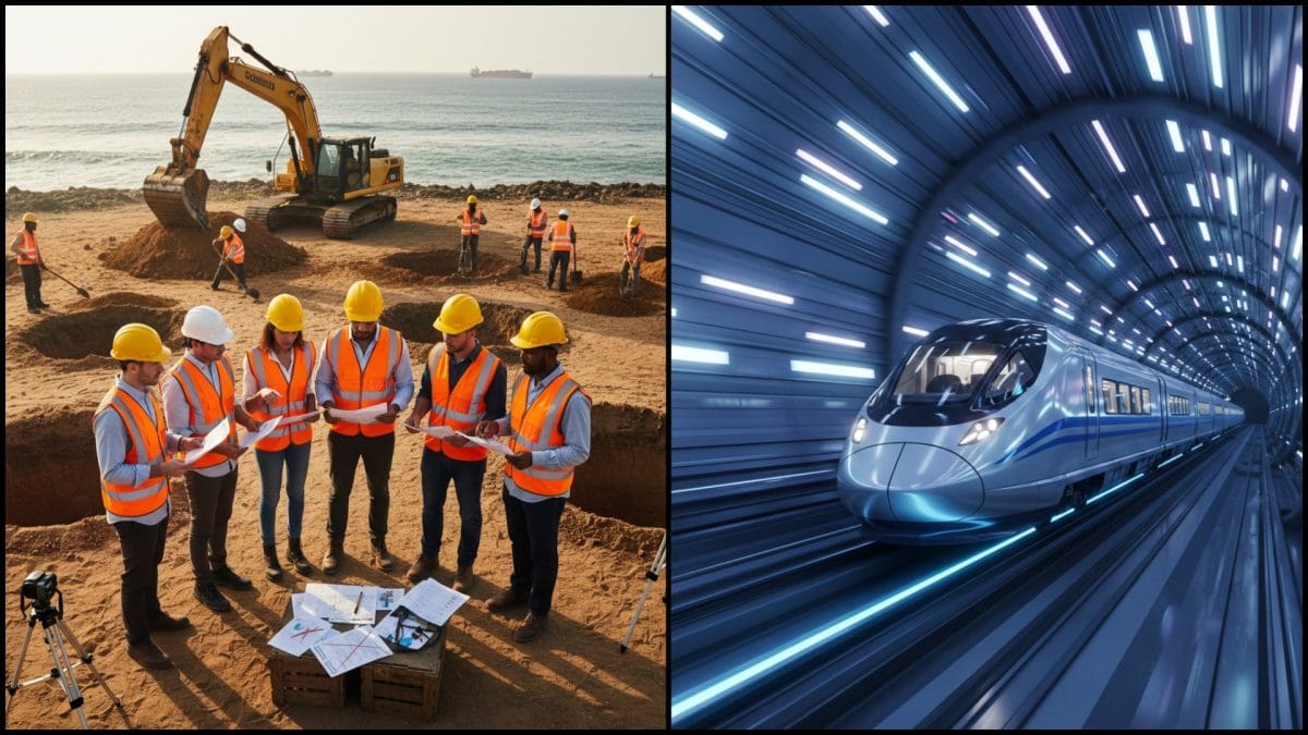 Inžinieri chcú prepojiť Európu s Afrikou, no s týmto nepočítali. Projekt za 15 miliárd eur musí preraziť silu prírody geológovia v reflexných vestách stoja pri vykopaných dierach na pobreží Afriky a neveriacky pozerajú do papierov, akože im niečo nevychádza