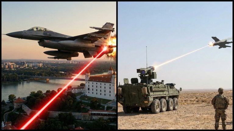 laserový bojový stroj