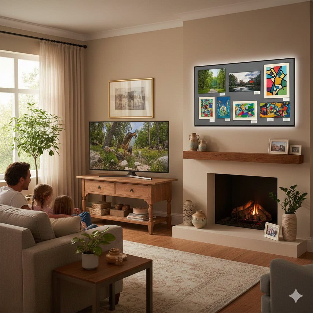 televízor ako galéria