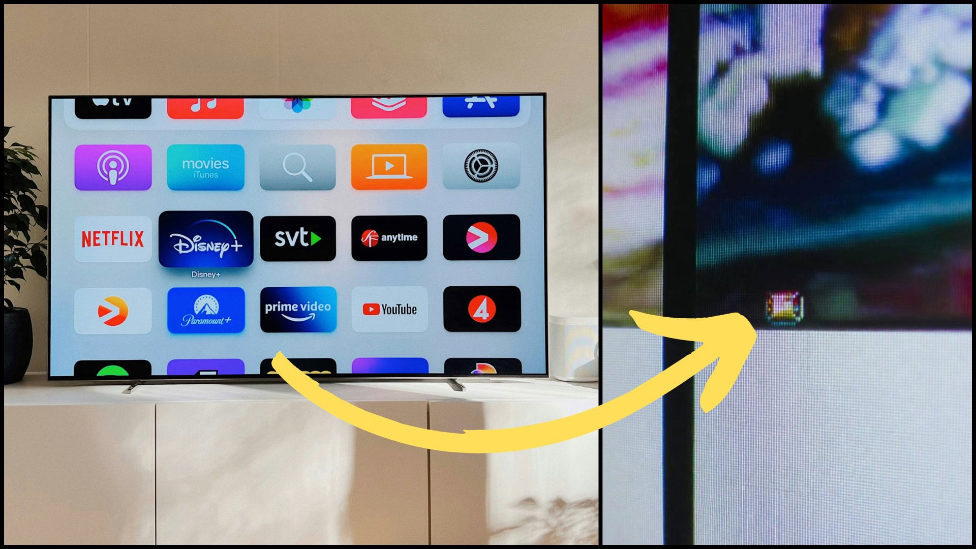oled tv vyhorený pixel