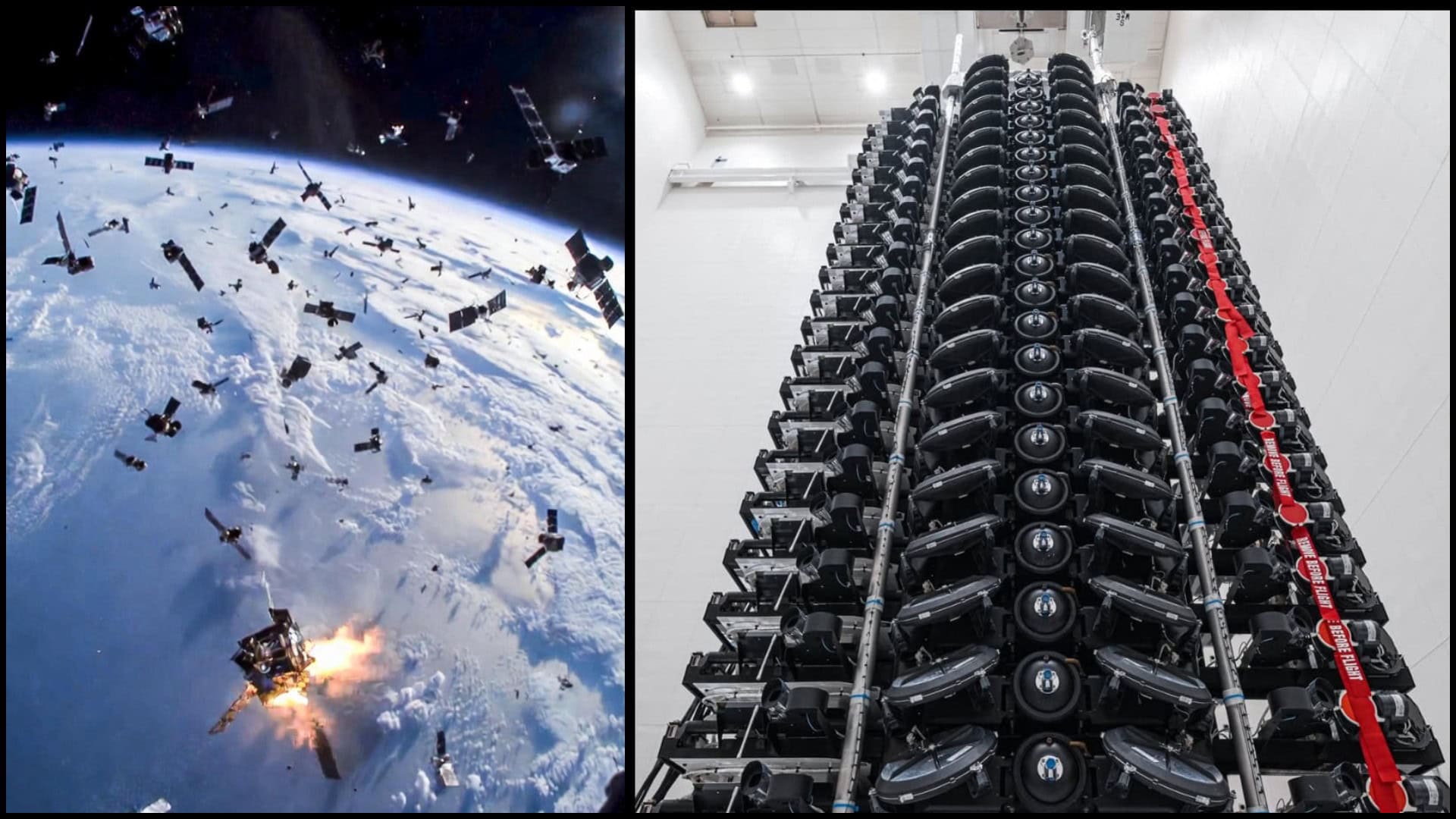 vybuchujúce satelity