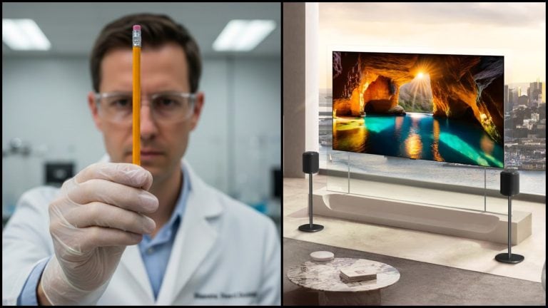 ceruzka a tenký oled lg