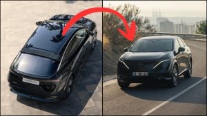 Nissan solárna strecha