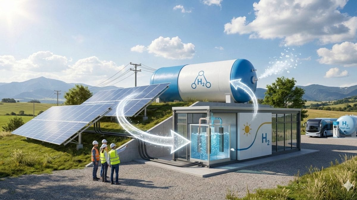 Na toto svet čakal. Nová batéria uloží energiu zo slnka a premení ju na progresívne palivo bateria vodik slnko