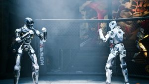 Humanoidní roboti v aréne boj