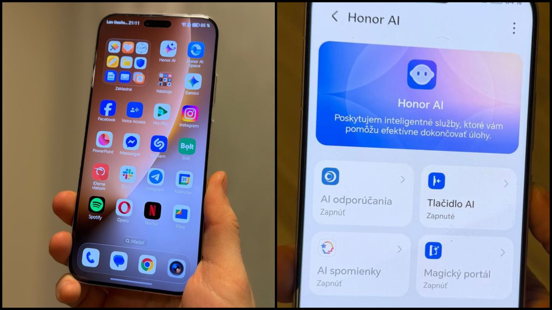 Recenzia HONOR Magic8 Pro AI funkcie