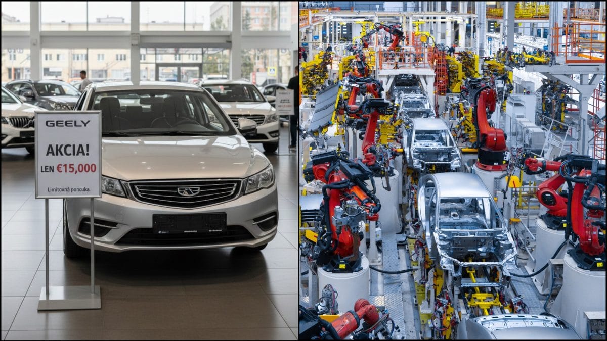 auto geely a výroba
