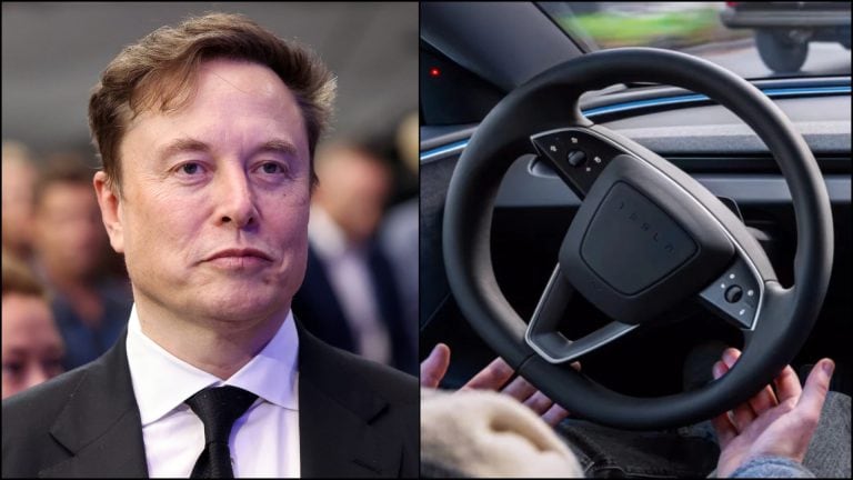 musk volant tesla