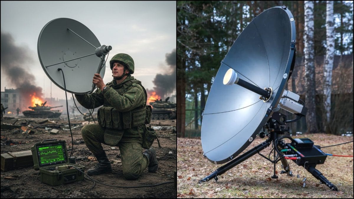 satelit ruský vojak