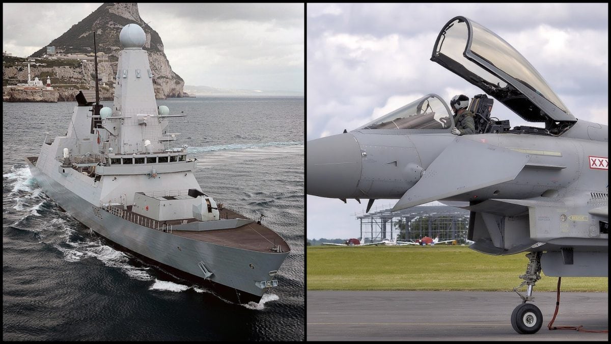 Eurofighter stíhačky typhon v Katare