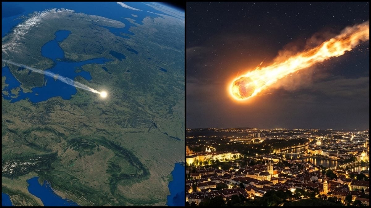Ohnivá guľa nad Európou vystrašila ľudí