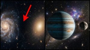 Galaxie, exoplanéta