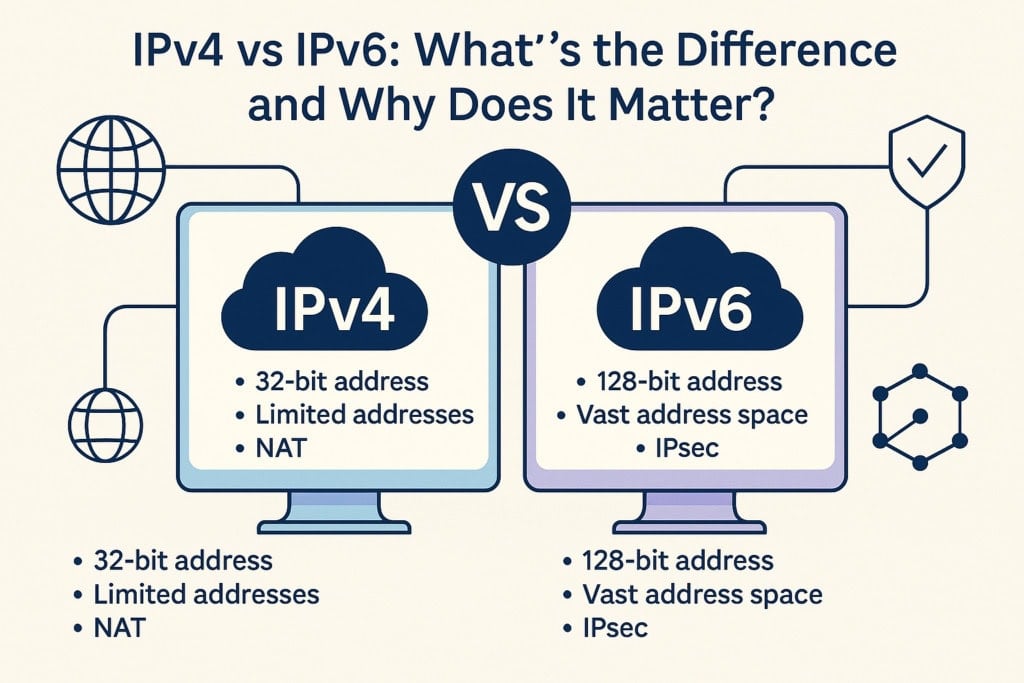 porovnanie IPv6 a IPv4