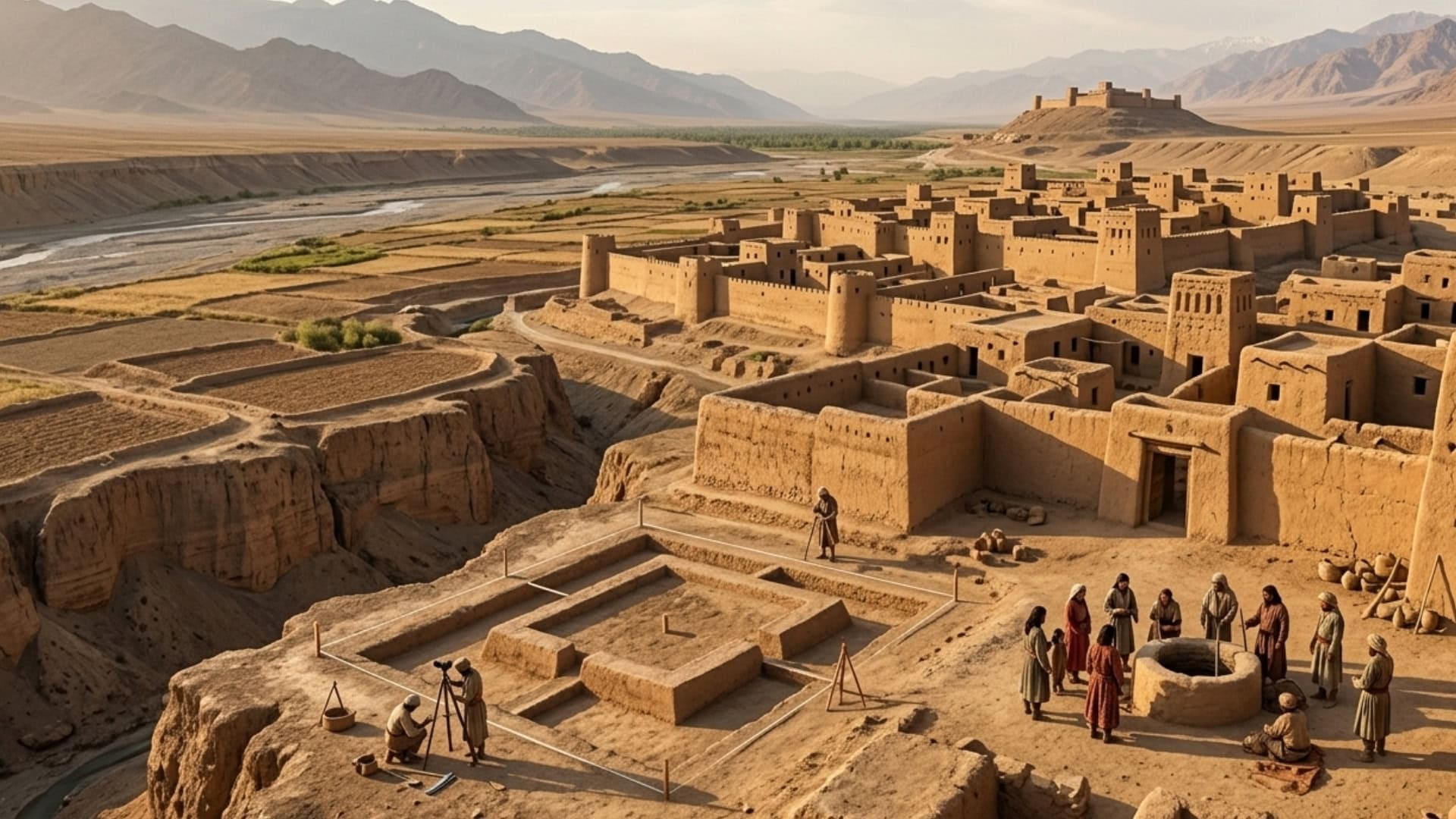 Stratené mesto Uzbekistan Hodvábna cesta