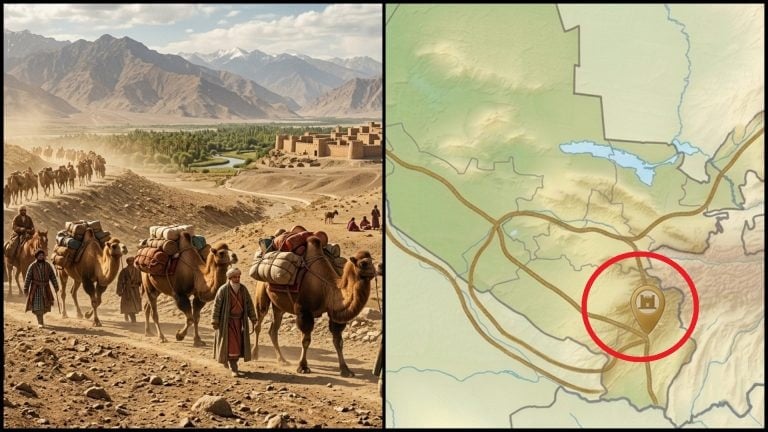 Stratené mesto Uzbekistan Hodvábna cesta