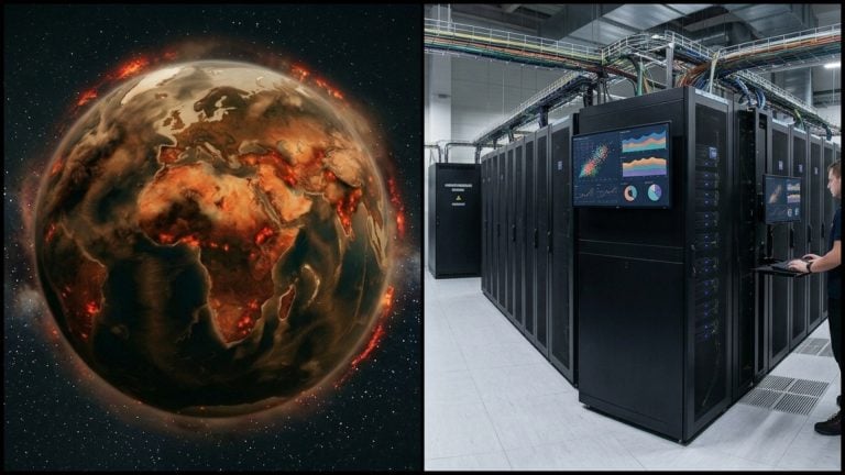 Zem klimatické zmeny superpočítač analýza