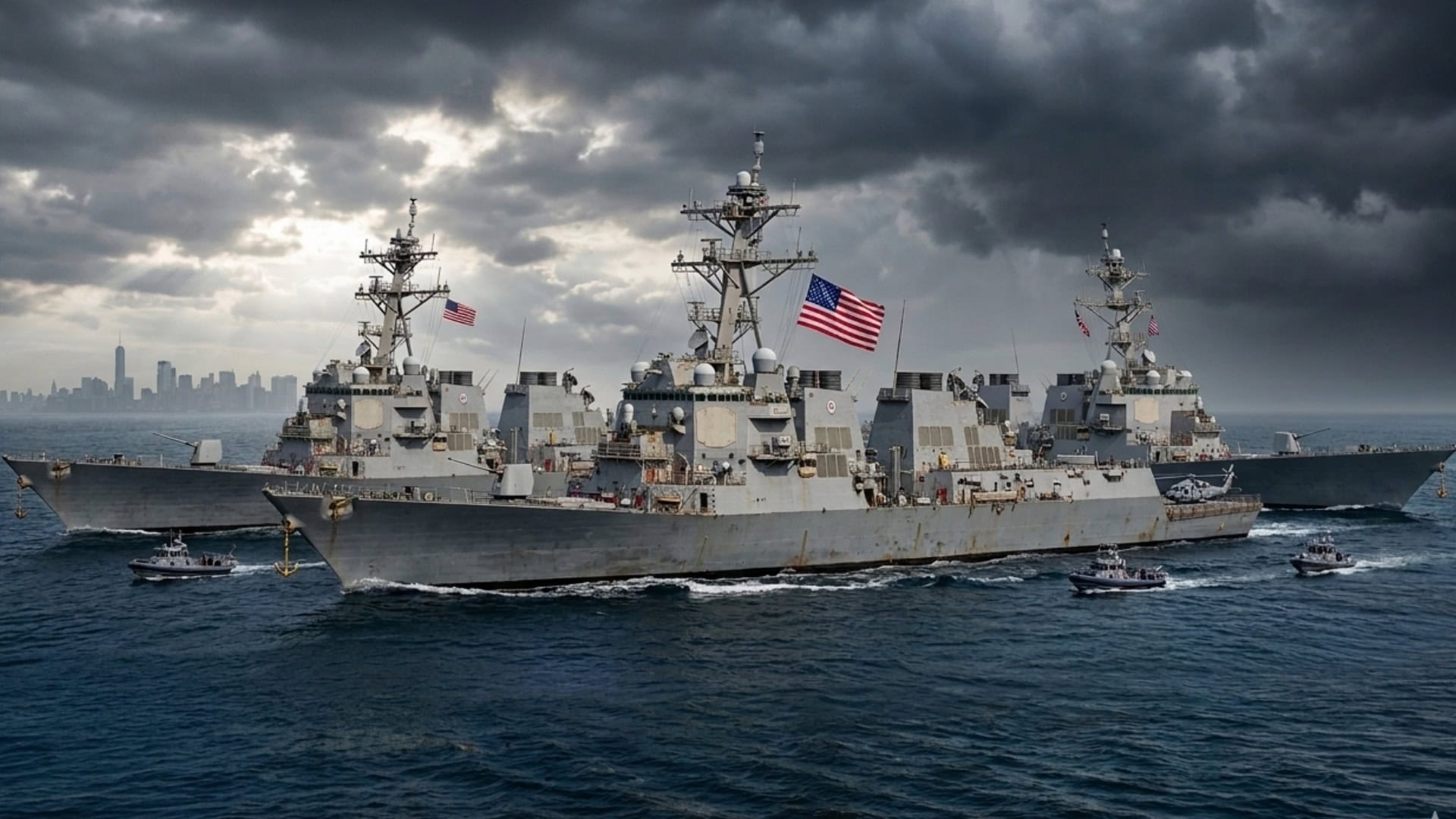 Zlatá flotila Trumpa USA námorníctvo