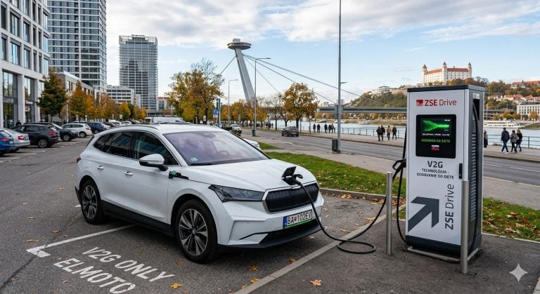 škoda vracia elektrinu do siete