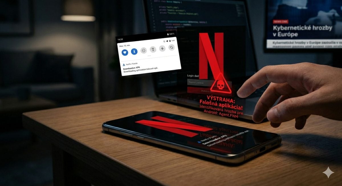 Tvári sa ako Netflix, v skutočnosti kradne dáta. Slováci čelia novej hrozbe