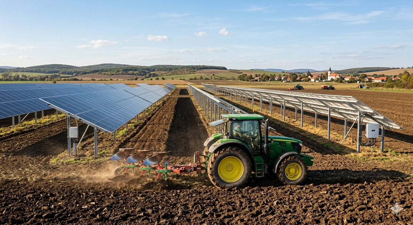traktor agrivoltika