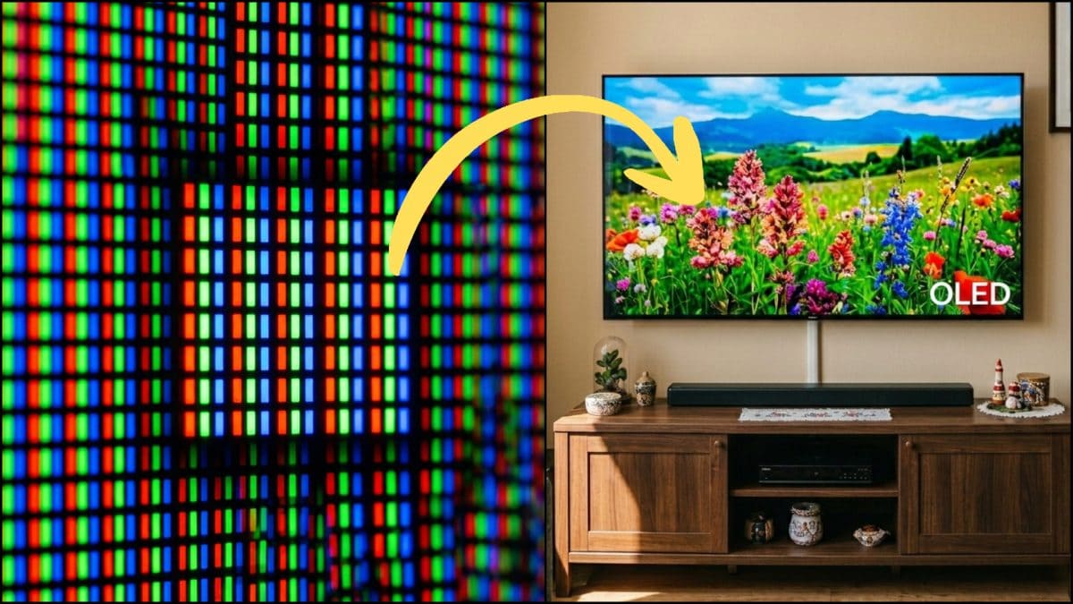 pixely a oled tv