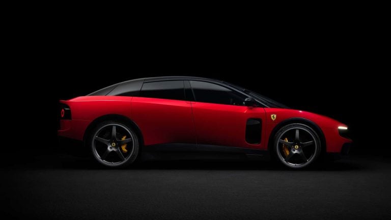 Ferrari Luce predná strana dizajnu