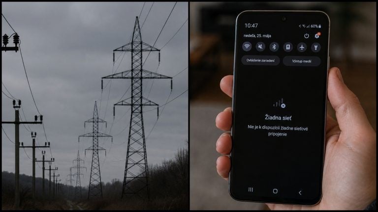 Výpadok elektriny a blackout Slovensko