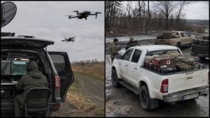 Auto radar dron dodávka