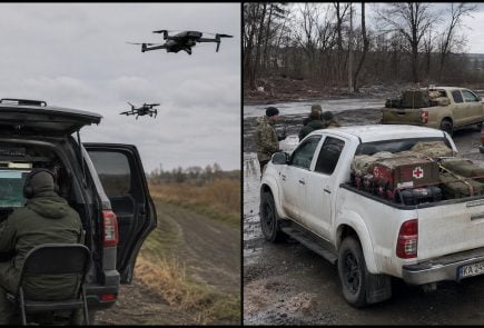 Auto radar dron dodávka