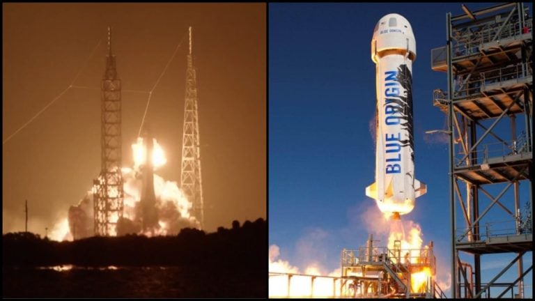Blue Origin výbuch rakety
