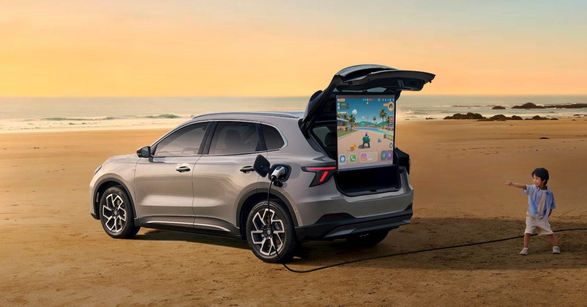 Predná maska elektrického SUV MG 4X s pevnou batériou