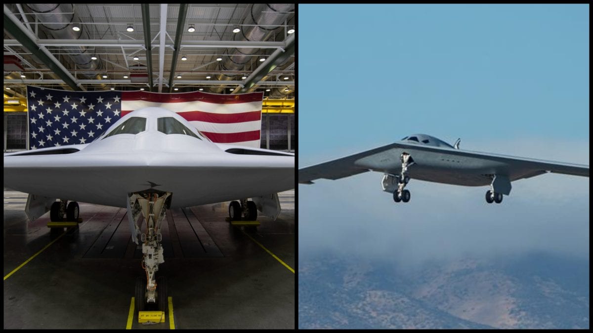 AMerický stealth bombardér B-21 Raider.