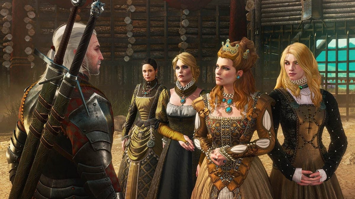 Geralt z Rivie v prostredí Toussaint