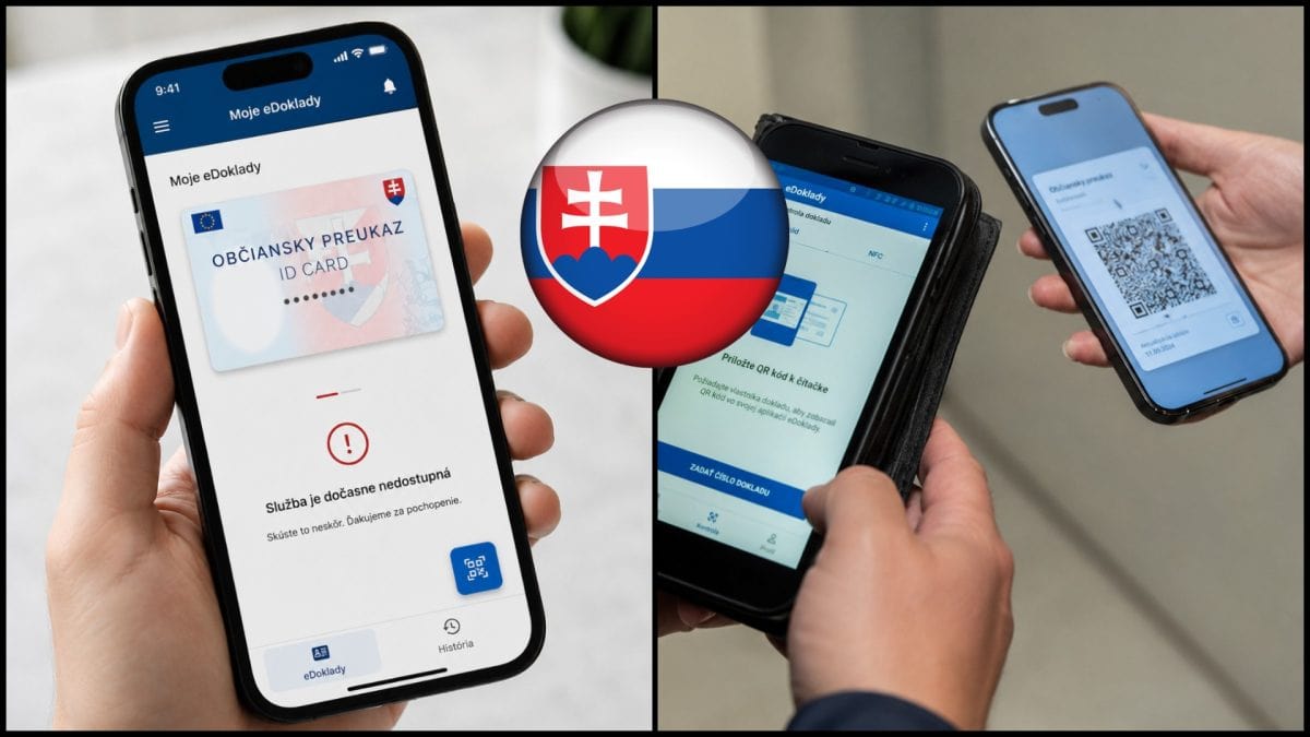 digitálne doklady výpadok občiansky v mobile