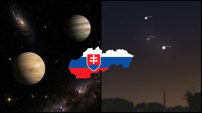 Venuša Jupiter sa dotknú Slovensko